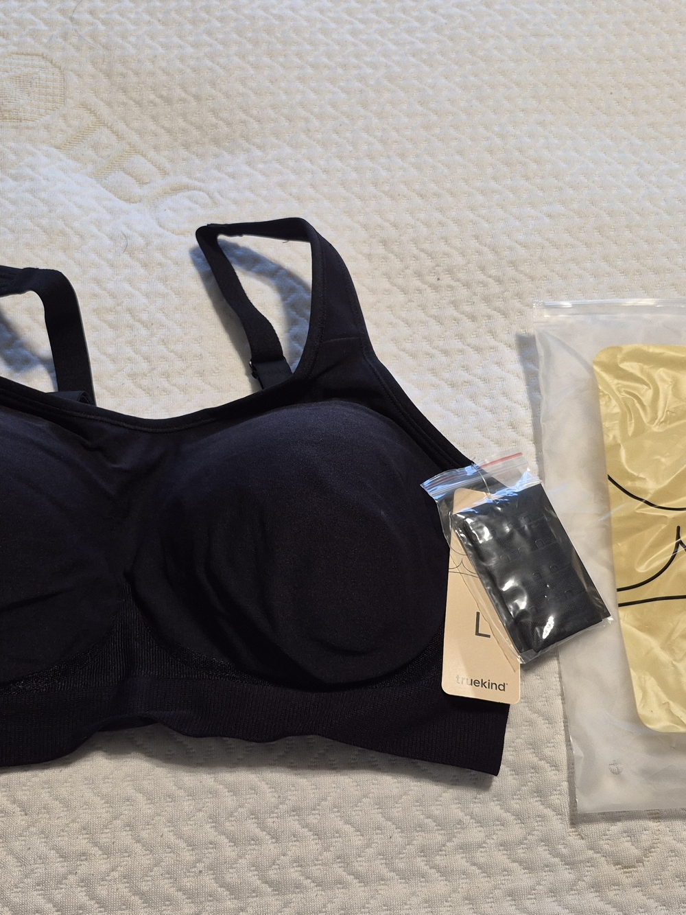 Truekind Everyday Comfort Wireless Shaping Bra - Black - Picture 3 of 7